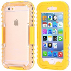 iPhone 6 6s Plus 5.5 - Waterproof Shockproof Dirtproof Snowproof IP-26 Standard Hard Protective Phone Cover - Yellow